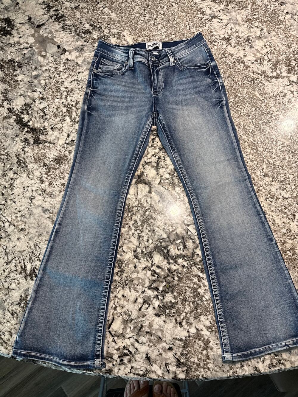 Disclosure distressed jeans size 11 30 inch waist